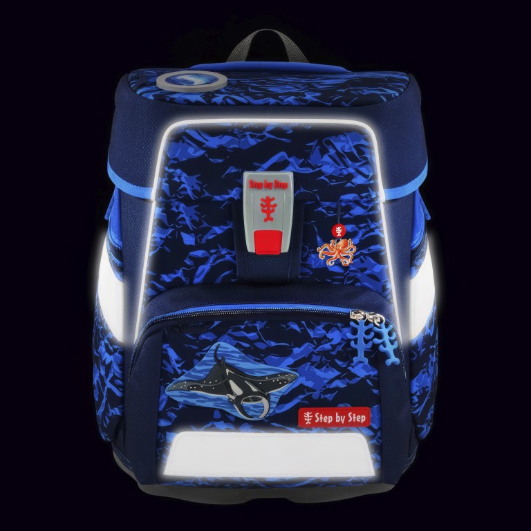 Schulranzen Space Set 5-teilig Manta Rio, Farbe: blau/petrol, Marke: Step by Step, EAN: 4047443538918, Abmessungen in cm: 28x37x20, Bild 14 von 14