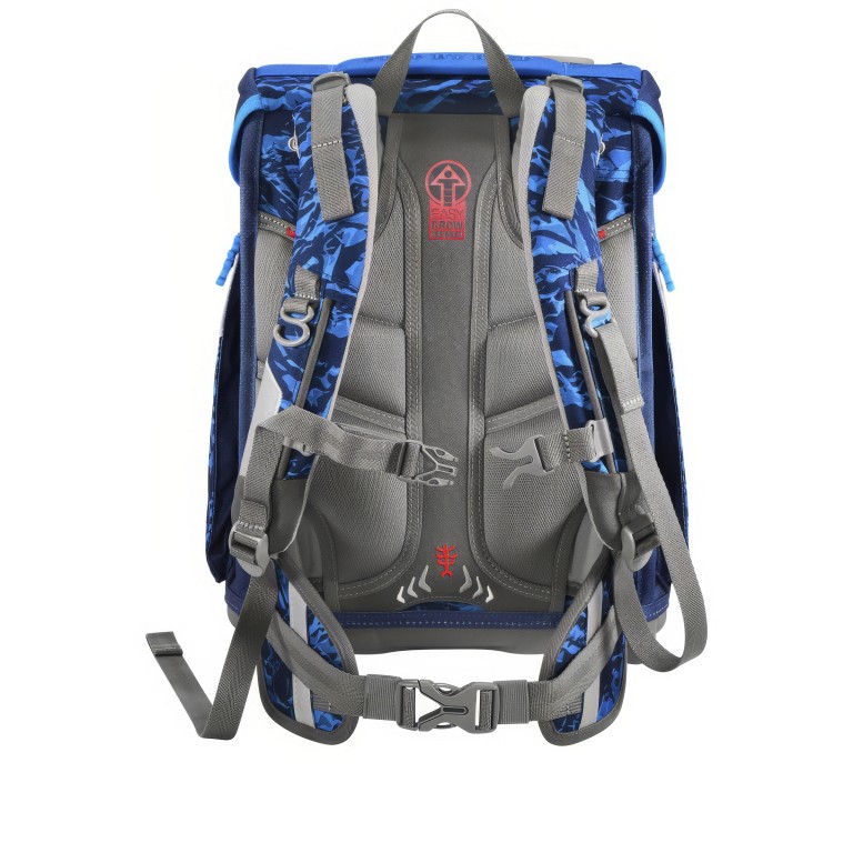 Schulranzen Space Set 5-teilig Manta Rio, Farbe: blau/petrol, Marke: Step by Step, EAN: 4047443538918, Abmessungen in cm: 28x37x20, Bild 6 von 14