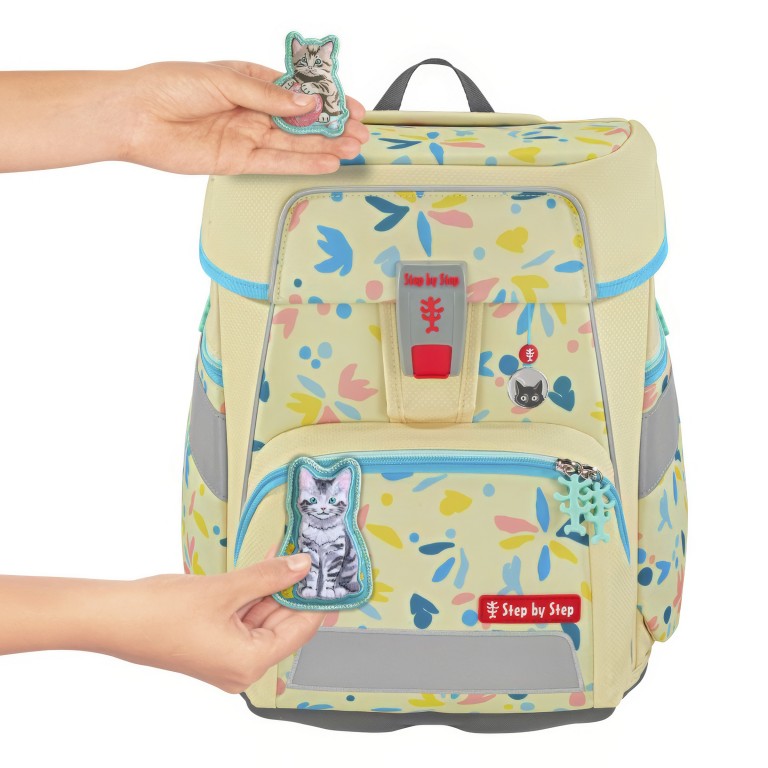 Schulranzen Space Set 5-teilig Cat Lilly, Farbe: gelb, Marke: Step by Step, EAN: 4047443538970, Abmessungen in cm: 28x37x20, Bild 3 von 14