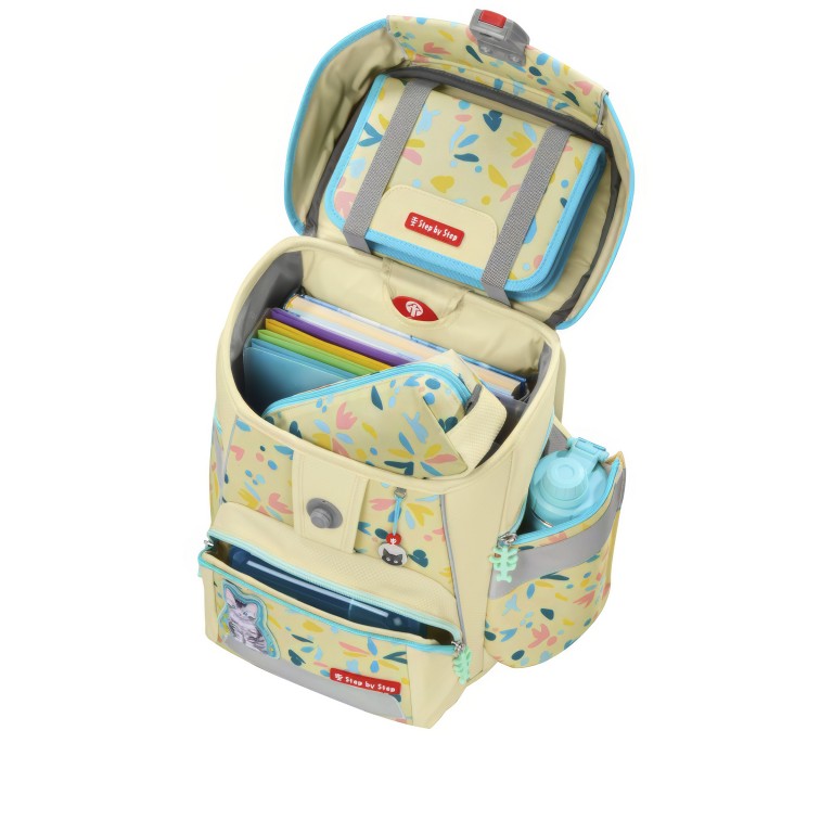 Schulranzen Space Set 5-teilig Cat Lilly, Farbe: gelb, Marke: Step by Step, EAN: 4047443538970, Abmessungen in cm: 28x37x20, Bild 7 von 14