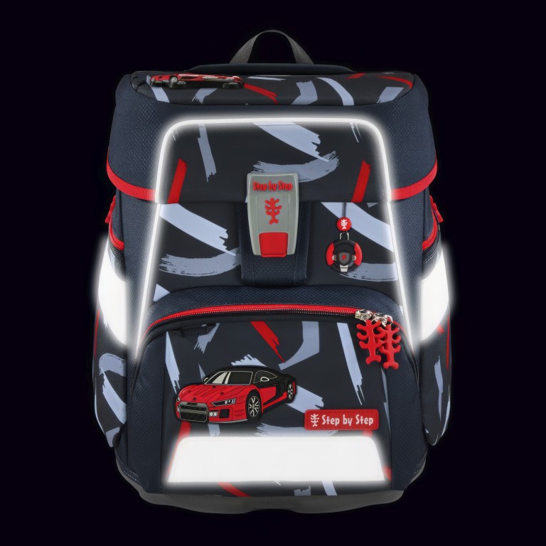 Schulranzen Space Set 5-teilig Sports Car Mick, Farbe: anthrazit, Marke: Step by Step, EAN: 4047443538925, Abmessungen in cm: 28x37x20, Bild 14 von 14