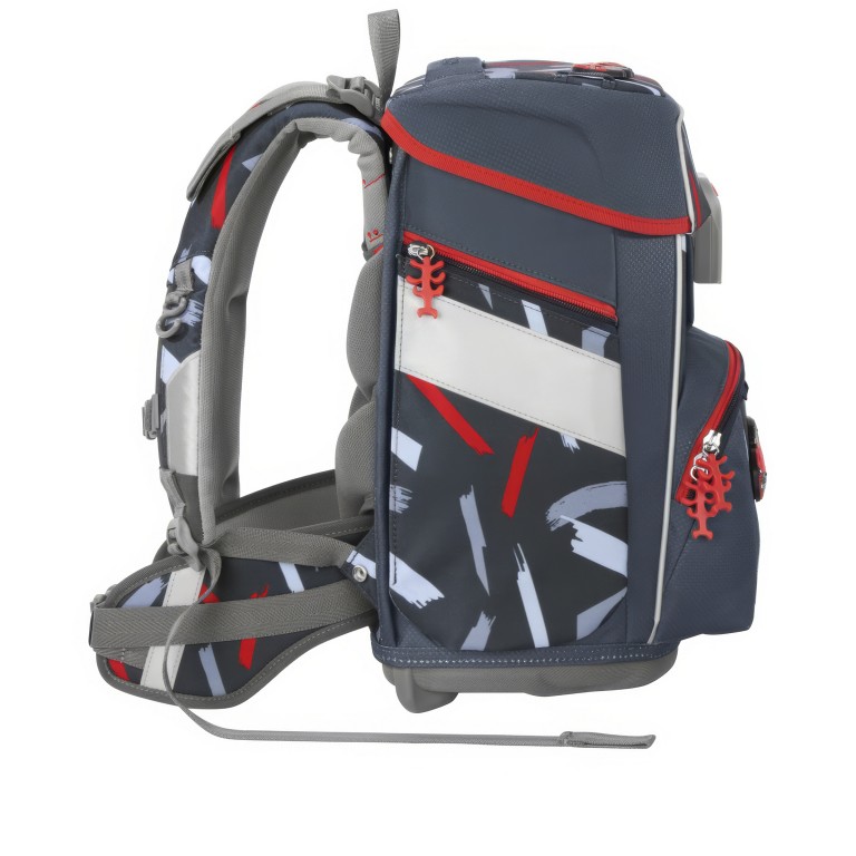 Schulranzen Space Set 5-teilig Sports Car Mick, Farbe: anthrazit, Marke: Step by Step, EAN: 4047443538925, Abmessungen in cm: 28x37x20, Bild 5 von 14