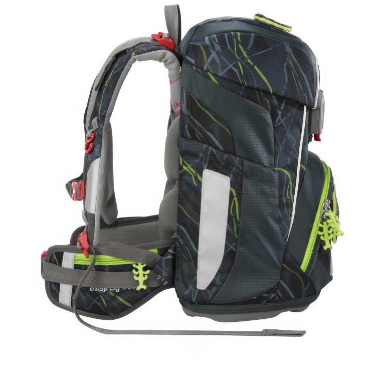 Schulranzen Fit Set 5-teilig Danger Cat Chiko, Farbe: grau, Marke: Step by Step, EAN: 4047443543905, Abmessungen in cm: 28x37.5x20, Bild 5 von 16