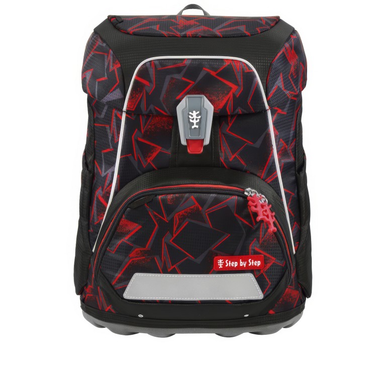 Schulranzen Fit Set 5-teilig Ninja Yuma, Farbe: schwarz, Marke: Step by Step, EAN: 4047443543912, Abmessungen in cm: 28x37.5x20, Bild 4 von 16