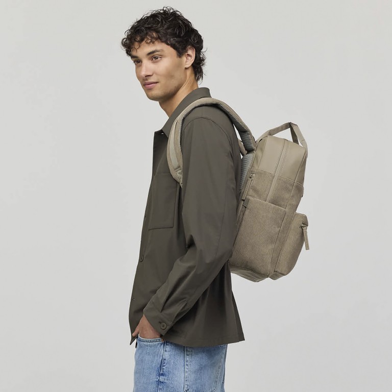 Rucksack Bergen Pro Cord Dusty Khaki, Farbe: taupe/khaki, Marke: Kapten & Son, EAN: 4251145258665, Abmessungen in cm: 28x39x11.5, Bild 8 von 10