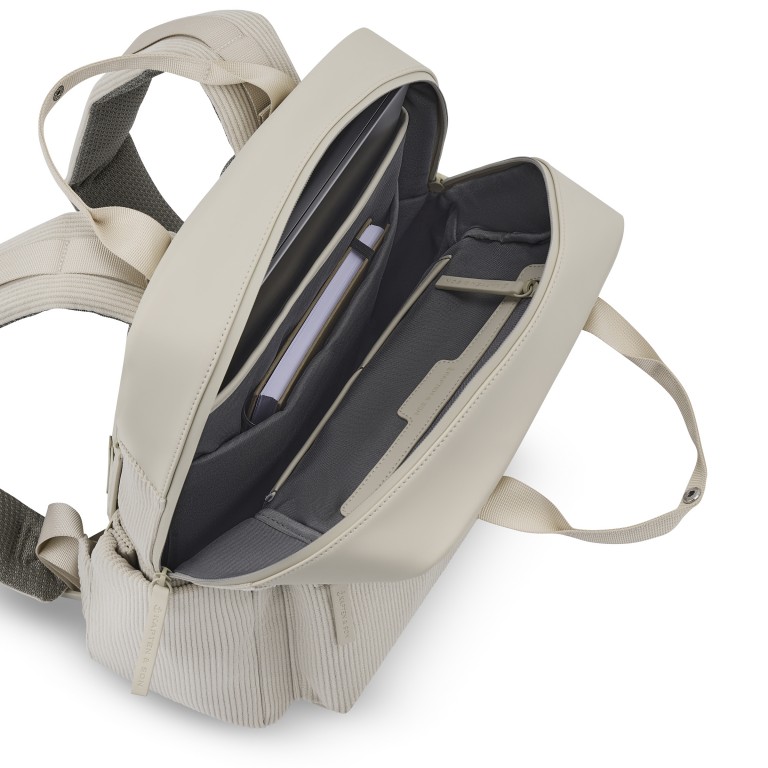 Rucksack Bergen Pro Cord Sandstone, Farbe: beige, Marke: Kapten & Son, EAN: 4251145259020, Abmessungen in cm: 28x39x11.5, Bild 10 von 10