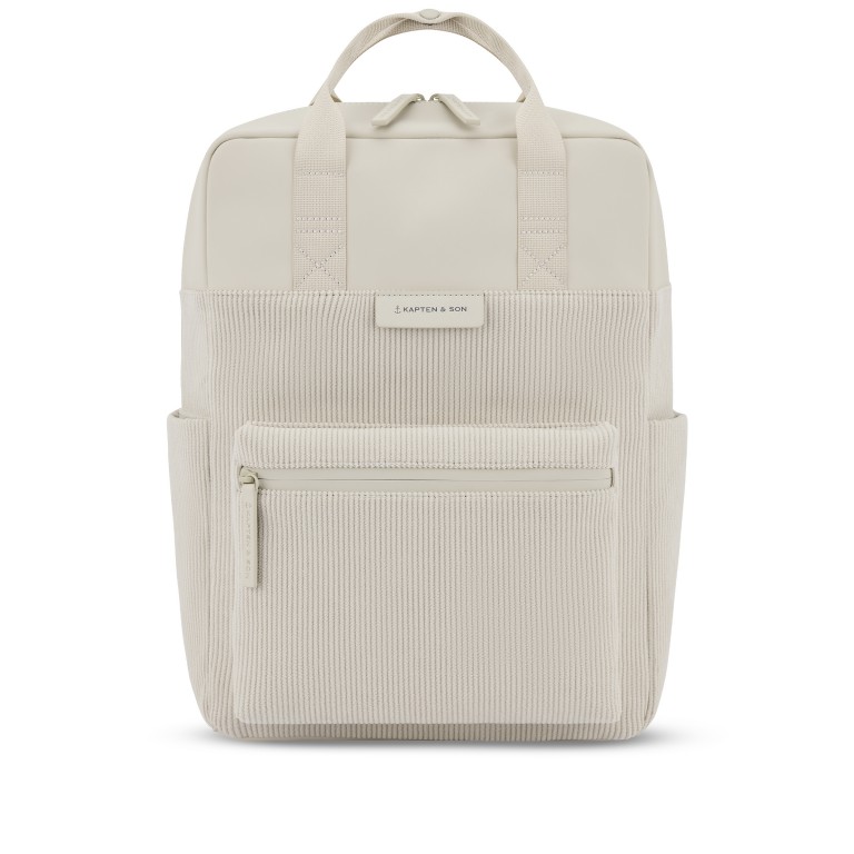 Rucksack Bergen Pro Cord Sandstone, Farbe: beige, Marke: Kapten & Son, EAN: 4251145259020, Abmessungen in cm: 28x39x11.5, Bild 1 von 10