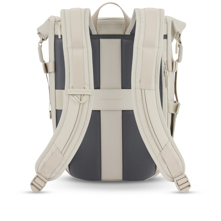 Rucksack Lisbon Small Sandstone, Farbe: beige, Marke: Kapten & Son, EAN: 4251145258511, Abmessungen in cm: 30x40x17, Bild 3 von 7