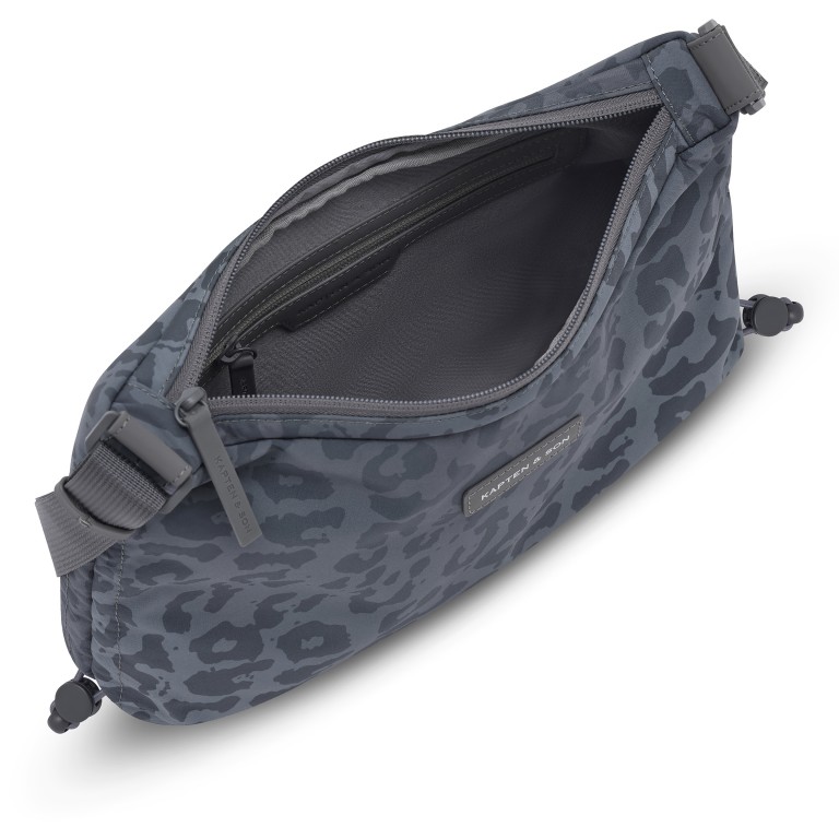 Umhängetasche Skara Small Leo Dark Grey, Farbe: grau, Marke: Kapten & Son, EAN: 4251145261108, Abmessungen in cm: 34.5x22x5, Bild 4 von 5
