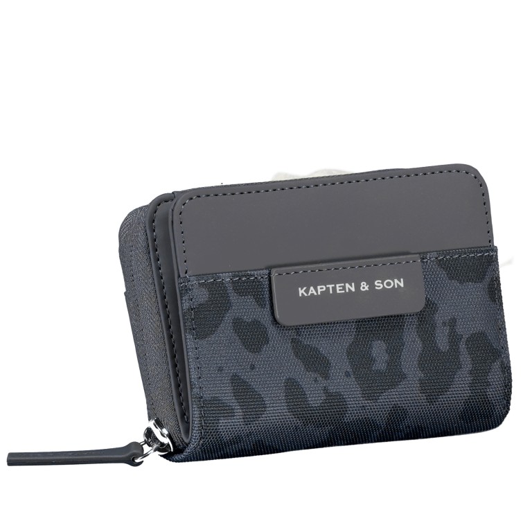 Geldbörse Bergen Pro Wallet Small Leo Dark Grey, Farbe: grau, Marke: Kapten & Son, EAN: 4251145261061, Abmessungen in cm: 11.5x9.5x3, Bild 2 von 5