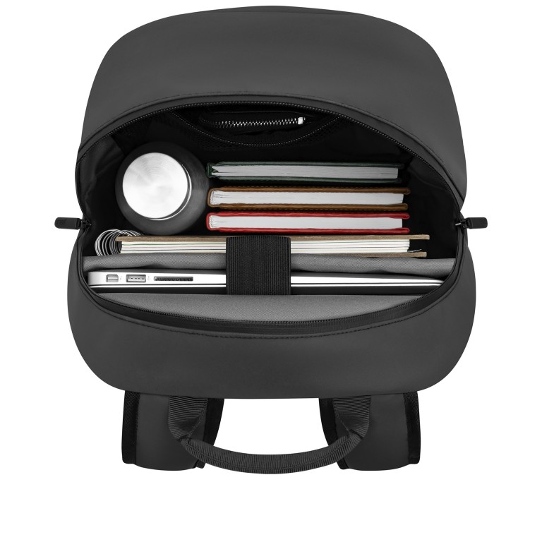 Rucksack Luminite Pack mit Laptopfach 16 Zoll Black, Farbe: schwarz, Marke: OAK25, EAN: 4070402000195, Abmessungen in cm: 30x43x14, Bild 7 von 8