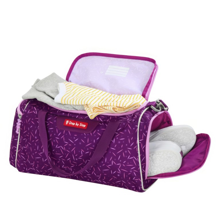 Sporttasche Pretty Unicorn Nuala, Farbe: rot/weinrot, Marke: Step by Step, EAN: 4047443539557, Abmessungen in cm: 38x20x23, Bild 2 von 2