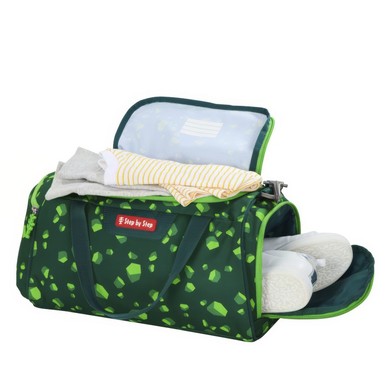 Sporttasche Dino Targo, Farbe: grün/oliv, Marke: Step by Step, EAN: 4047443539618, Abmessungen in cm: 38x20x23, Bild 2 von 2