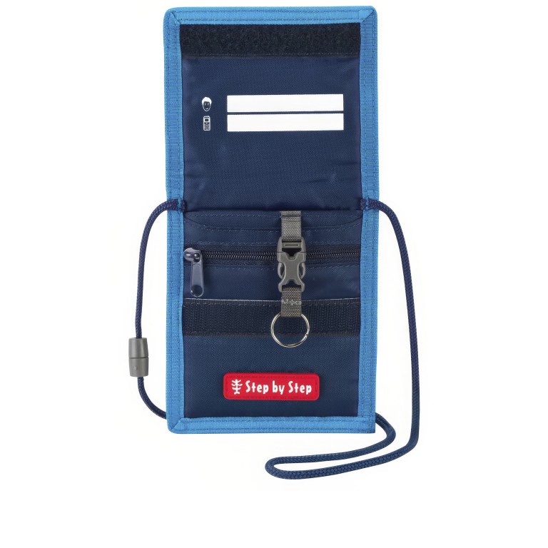 Brustbeutel Manta Rio, Farbe: blau/petrol, Marke: Step by Step, EAN: 4047443539724, Abmessungen in cm: 11x13.5x1.5, Bild 2 von 2