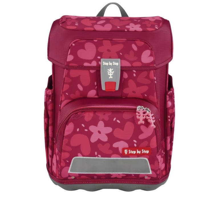 Schulranzen Cloud Set 5-teilig Wild Horse Nora, Farbe: rot/weinrot, Marke: Step by Step, EAN: 4047443539014, Abmessungen in cm: 28x37.5x20, Bild 4 von 14