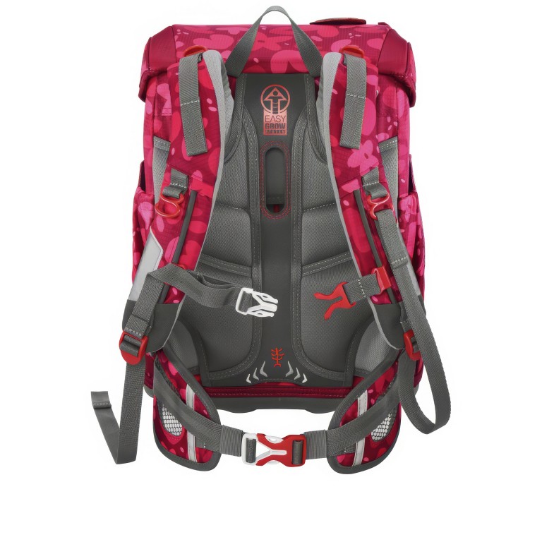 Schulranzen Cloud Set 5-teilig Wild Horse Nora, Farbe: rot/weinrot, Marke: Step by Step, EAN: 4047443539014, Abmessungen in cm: 28x37.5x20, Bild 6 von 14