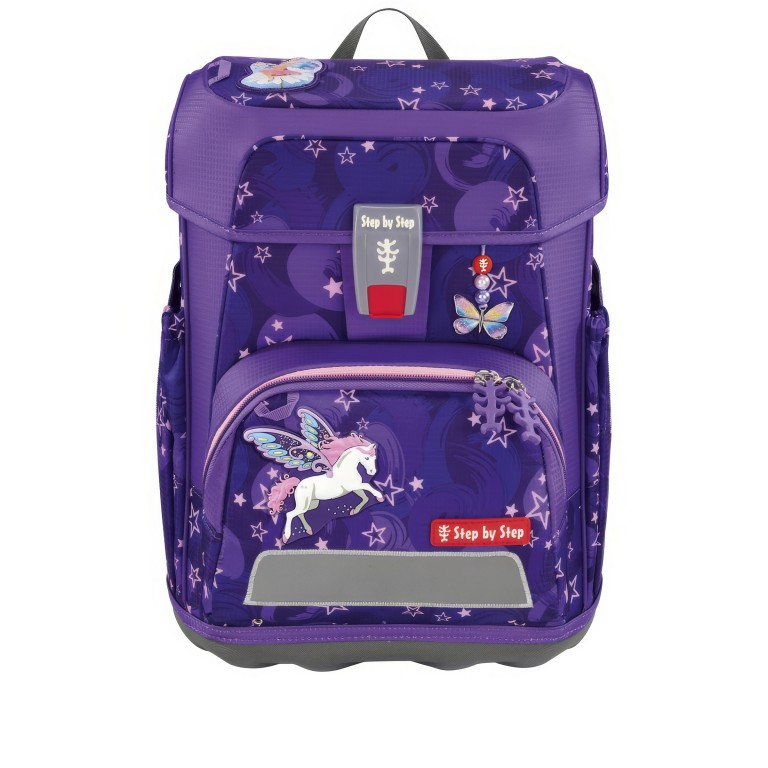 Schulranzen Cloud Set 5-teilig VIOLA/Pegasus Liv, Farbe: flieder/lila, Marke: Step by Step, EAN: 4047443539038, Abmessungen in cm: 28x37.5x20, Bild 2 von 14