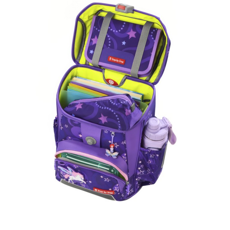 Schulranzen Cloud Set 5-teilig VIOLA/Pegasus Liv, Farbe: flieder/lila, Marke: Step by Step, EAN: 4047443539038, Abmessungen in cm: 28x37.5x20, Bild 7 von 14