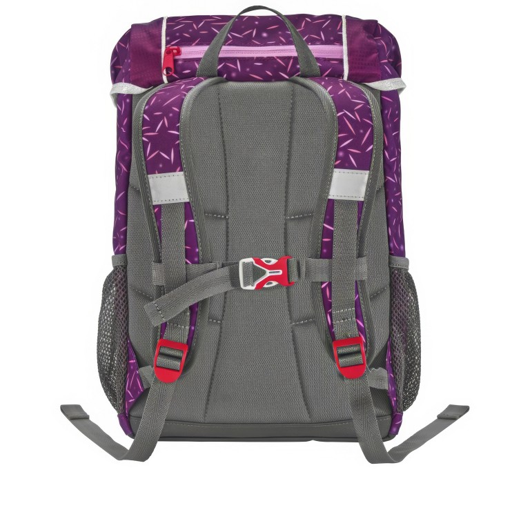 Kinderrucksack Kid Set 3-teilig Pretty Unicorn Nuala, Farbe: rot/weinrot, Marke: Step by Step, EAN: 4047443539519, Abmessungen in cm: 26x35x17, Bild 3 von 7