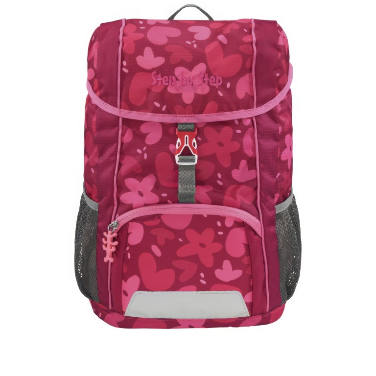 Kinderrucksack Kid Set 3-teilig Wild Horse Nora, Farbe: rot/weinrot, Marke: Step by Step, EAN: 4047443539526, Abmessungen in cm: 26x35x17, Bild 2 von 7