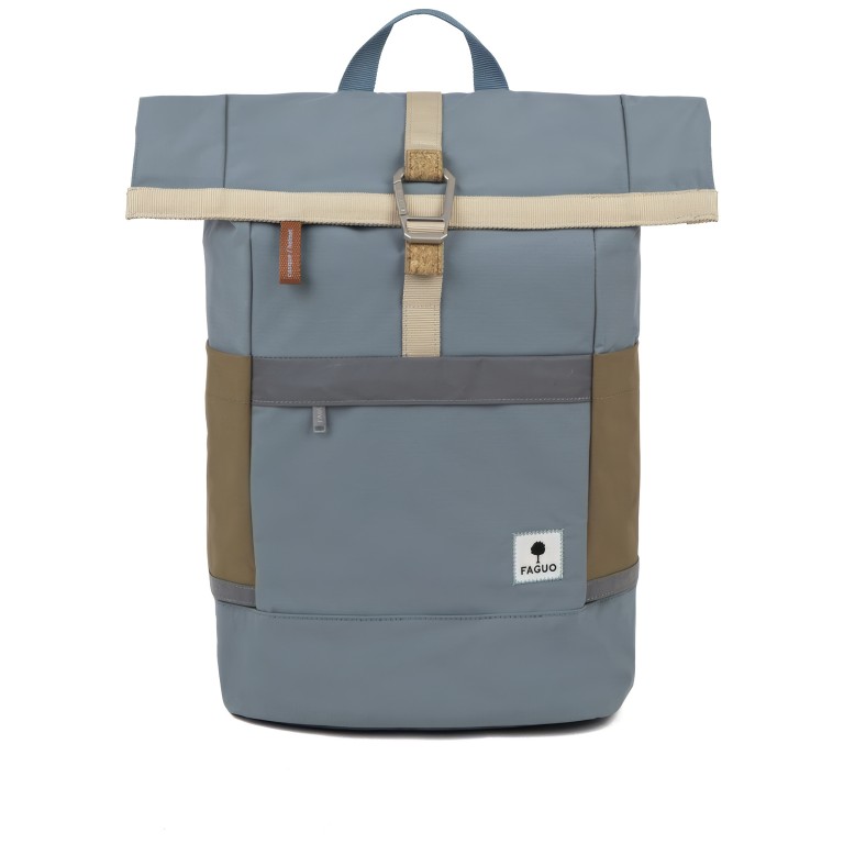 Rucksack Cycling mit Laptopfach 15 Zoll Medium Blue Melange, Farbe: blau/petrol, Marke: Faguo, EAN: 3666868072626, Abmessungen in cm: 28x46x12.5, Bild 1 von 6
