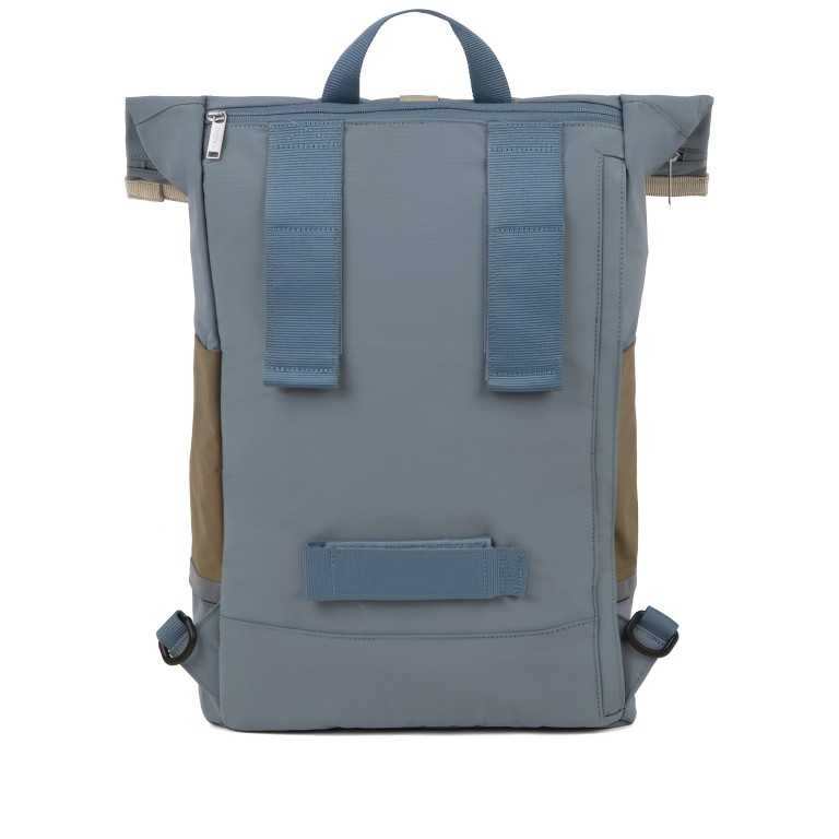 Rucksack Cycling mit Laptopfach 15 Zoll Medium Blue Melange, Farbe: blau/petrol, Marke: Faguo, EAN: 3666868072626, Abmessungen in cm: 28x46x12.5, Bild 4 von 6
