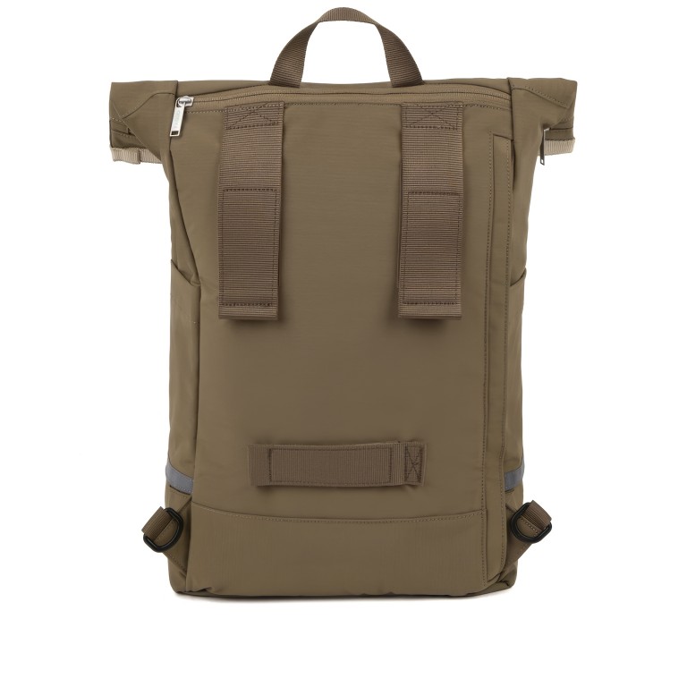 Rucksack Cycling mit Laptopfach 15 Zoll Light Brown, Farbe: braun, Marke: Faguo, EAN: 3666868072633, Abmessungen in cm: 28x46x12.5, Bild 4 von 6