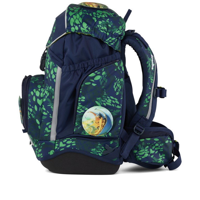 Schulranzen Pack Set 6-teilig Modell 2025 DrachenbezwingBär, Farbe: blau/petrol, Marke: Ergobag, EAN: 4057081218363, Abmessungen in cm: 28x40x25, Bild 3 von 7