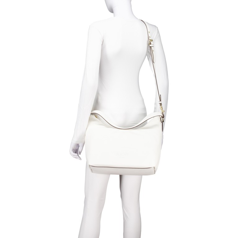 Beuteltasche Cuore Lettera Dalia MVZ White, Farbe: weiß, Marke: Joop!, EAN: 4048835291312, Abmessungen in cm: 31x27.5x14.5, Bild 6 von 7