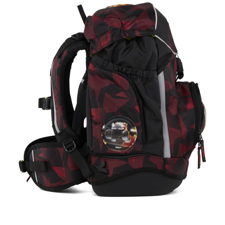 Schulranzen Pack Set 6-teilig Modell 2025 BLACK/UnaufhaltBär, Farbe: schwarz, Marke: Ergobag, EAN: 4057081218394, Abmessungen in cm: 28x40x25, Bild 5 von 7