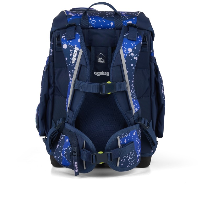Schulranzen Cubo Set 5-teilig Modell 2026 OzeanBärwohner, Farbe: blau/petrol, Marke: Ergobag, EAN: 4057081219599, Abmessungen in cm: 28x39x25, Bild 5 von 7
