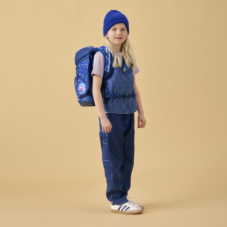 Schulranzen Cubo Set 5-teilig Modell 2026 OzeanBärwohner, Farbe: blau/petrol, Marke: Ergobag, EAN: 4057081219599, Abmessungen in cm: 28x39x25, Bild 6 von 7