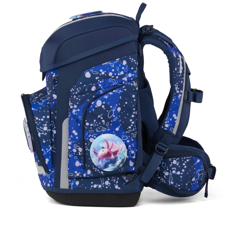 Schulranzen Cubo Set 5-teilig Modell 2026 OzeanBärwohner, Farbe: blau/petrol, Marke: Ergobag, EAN: 4057081219599, Abmessungen in cm: 28x39x25, Bild 3 von 7