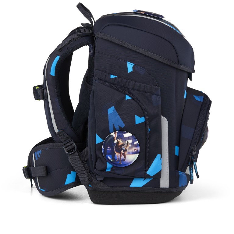 Schulranzen Cubo Set 5-teilig Modell 2026 VerfolgBärjagd, Farbe: blau/petrol, Marke: Ergobag, EAN: 4057081219490, Abmessungen in cm: 28x39x25, Bild 4 von 7