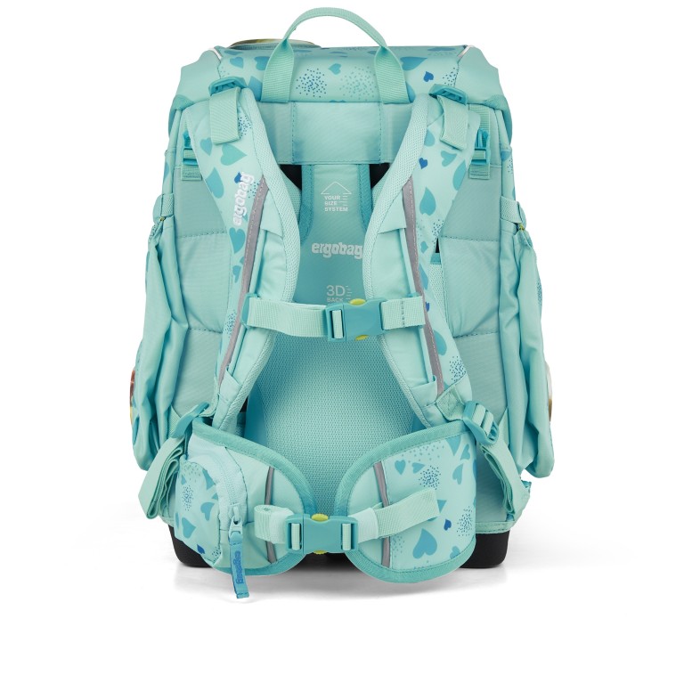 Schulranzen Cubo Set 5-teilig Modell 2026 ReitBärtraum, Farbe: grün/oliv, Marke: Ergobag, EAN: 4057081219575, Abmessungen in cm: 28x39x25, Bild 5 von 7