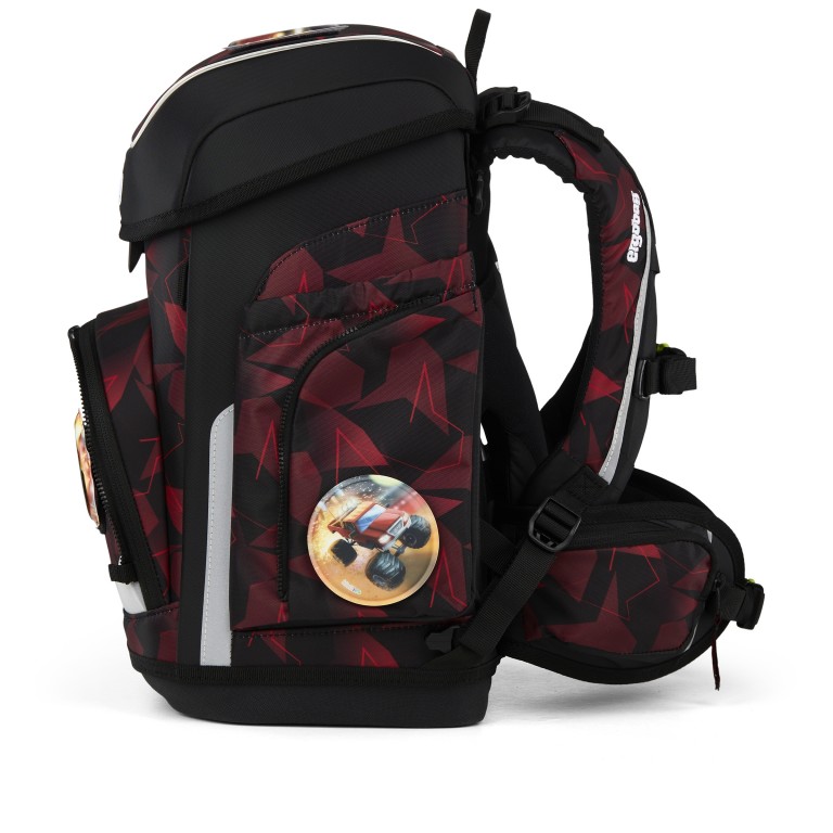 Schulranzen Cubo Set 5-teilig Modell 2026 UnaufhaltBär, Farbe: schwarz, Marke: Ergobag, EAN: 4057081219582, Abmessungen in cm: 28x39x25, Bild 3 von 7