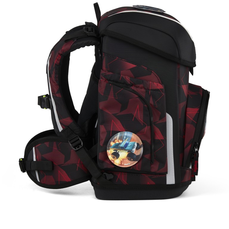 Schulranzen Cubo Set 5-teilig Modell 2026 UnaufhaltBär, Farbe: schwarz, Marke: Ergobag, EAN: 4057081219582, Abmessungen in cm: 28x39x25, Bild 4 von 7