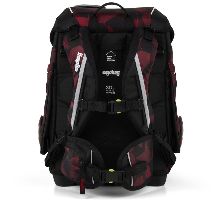 Schulranzen Cubo Set 5-teilig Modell 2026 UnaufhaltBär, Farbe: schwarz, Marke: Ergobag, EAN: 4057081219582, Abmessungen in cm: 28x39x25, Bild 5 von 7