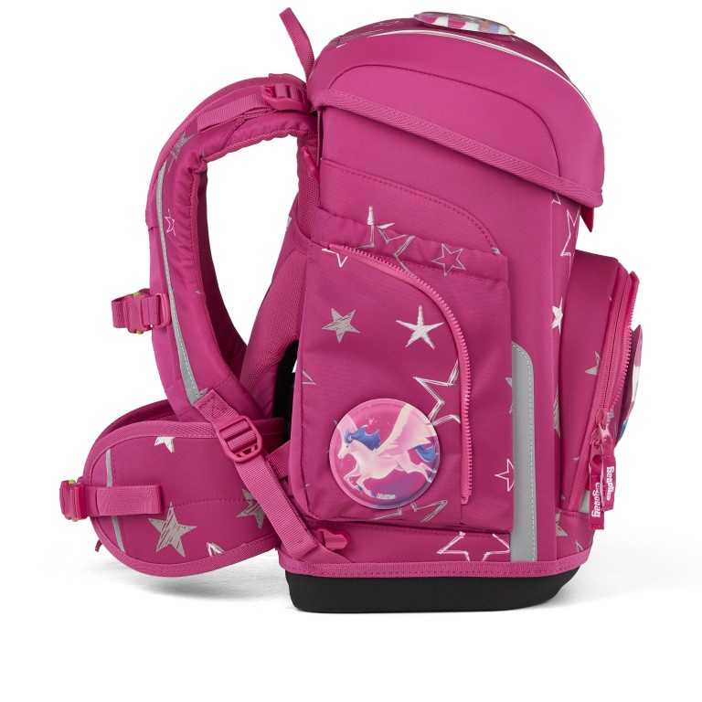 Schulranzen Cubo Set 5-teilig Modell 2026 SternzauBär, Farbe: rosa/pink, Marke: Ergobag, EAN: 4057081219452, Abmessungen in cm: 28x39x25, Bild 4 von 7