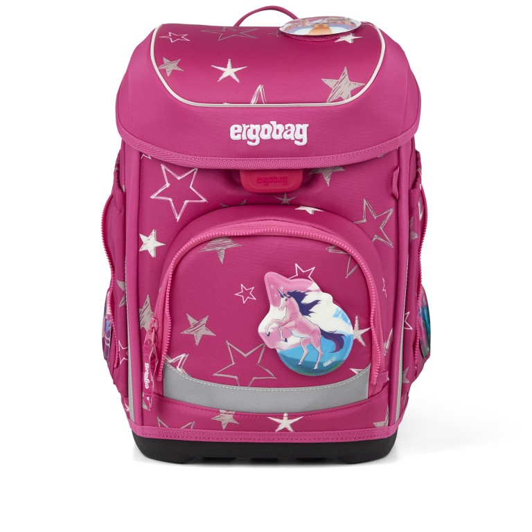 Schulranzen Cubo Set 5-teilig Modell 2026 SternzauBär, Farbe: rosa/pink, Marke: Ergobag, EAN: 4057081219452, Abmessungen in cm: 28x39x25, Bild 2 von 7