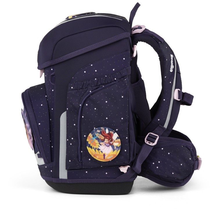 Schulranzen Cubo Reflex Edition Set 5-teilig Modell 2026 SternguckBär, Farbe: flieder/lila, Marke: Ergobag, EAN: 4057081219520, Abmessungen in cm: 28x39x25, Bild 3 von 8