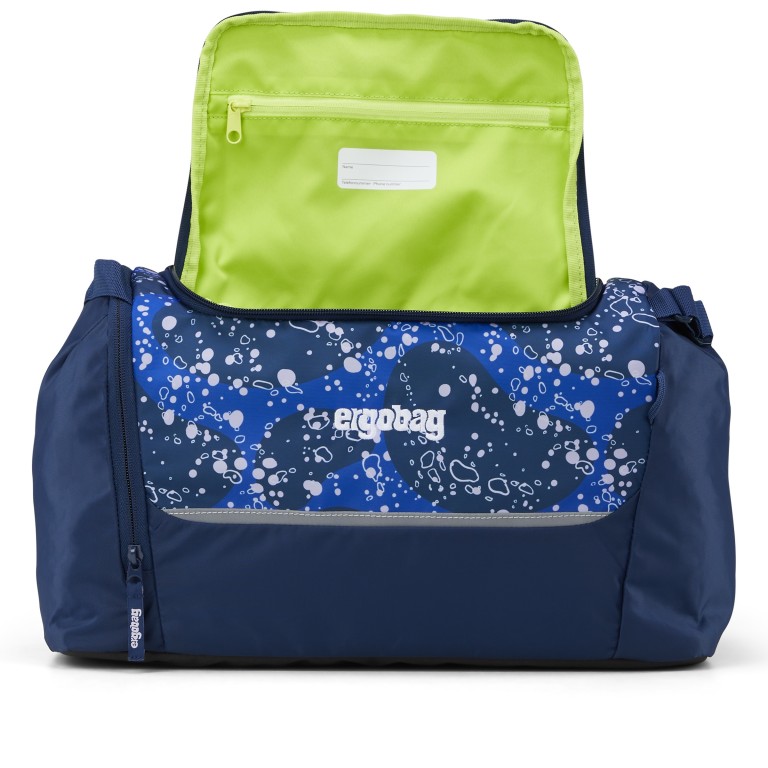 Sporttasche OzeanBärwohner, Farbe: blau/petrol, Marke: Ergobag, EAN: 4057081220427, Abmessungen in cm: 42x26x21, Bild 2 von 4