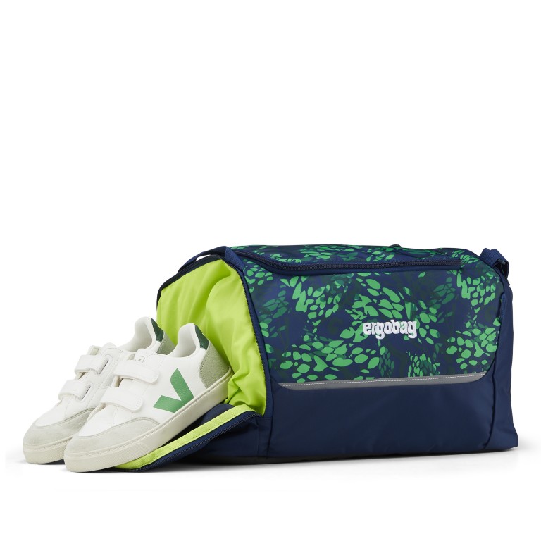 Sporttasche DrachenbezwingBär, Farbe: blau/petrol, Marke: Ergobag, EAN: 4057081220380, Abmessungen in cm: 42x26x21, Bild 3 von 4