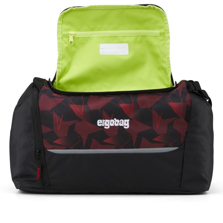 Sporttasche UnaufhaltBär, Farbe: schwarz, Marke: Ergobag, EAN: 4057081220410, Abmessungen in cm: 42x26x21, Bild 2 von 4