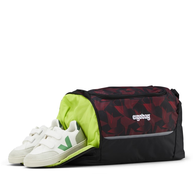 Sporttasche UnaufhaltBär, Farbe: schwarz, Marke: Ergobag, EAN: 4057081220410, Abmessungen in cm: 42x26x21, Bild 3 von 4