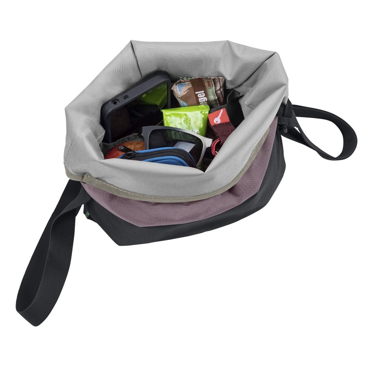 Umhängetasche Estrellas Heka II Black Purple Ash, Farbe: schwarz, Marke: Vaude, EAN: 4067729112496, Abmessungen in cm: 26x18x8, Bild 6 von 7