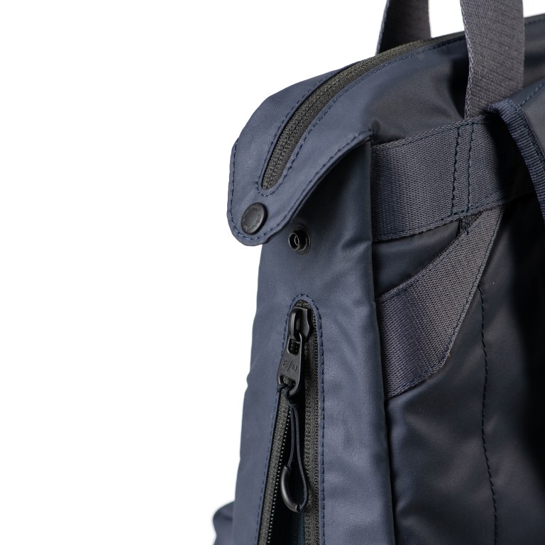 Rucksack Japan Re-Lite Sagami erweiterbar Outer Space, Farbe: blau/petrol, Marke: Aunts & Uncles, EAN: 4255717212994, Abmessungen in cm: 31x40x11, Bild 7 von 7