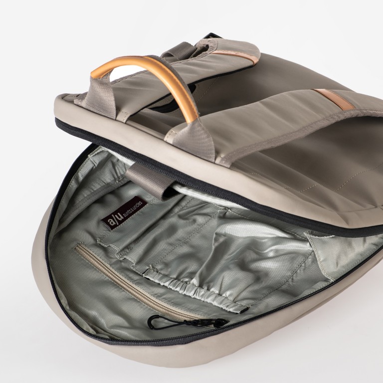 Rucksack Japan Re Toshimoi Driftwood, Farbe: beige, Marke: Aunts & Uncles, EAN: 4255717214189, Abmessungen in cm: 24x40x11, Bild 6 von 7