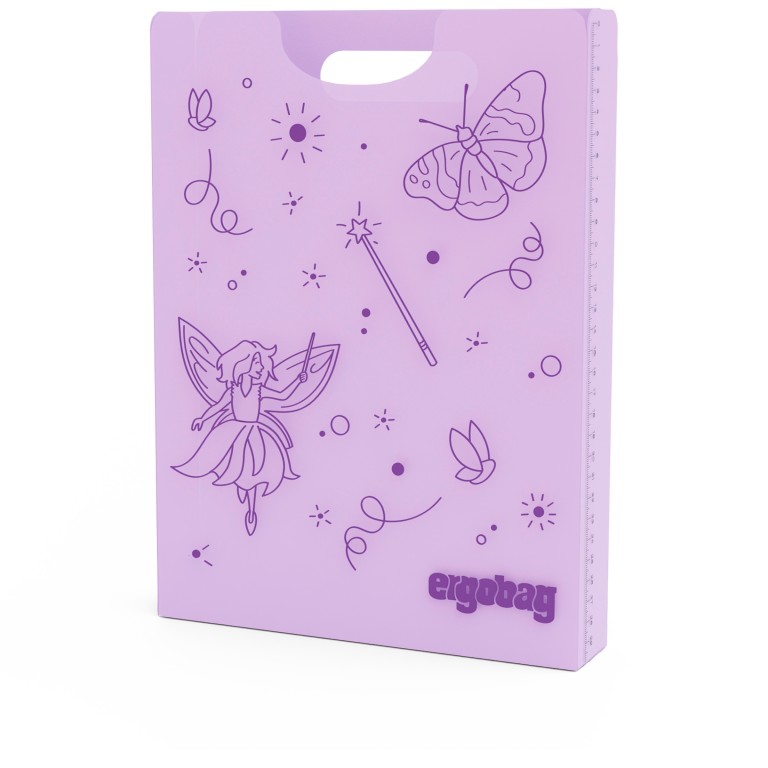 Heftbox Fee, Farbe: flieder/lila, Marke: Ergobag, EAN: 4057081221783, Abmessungen in cm: 24x31x5, Bild 1 von 1