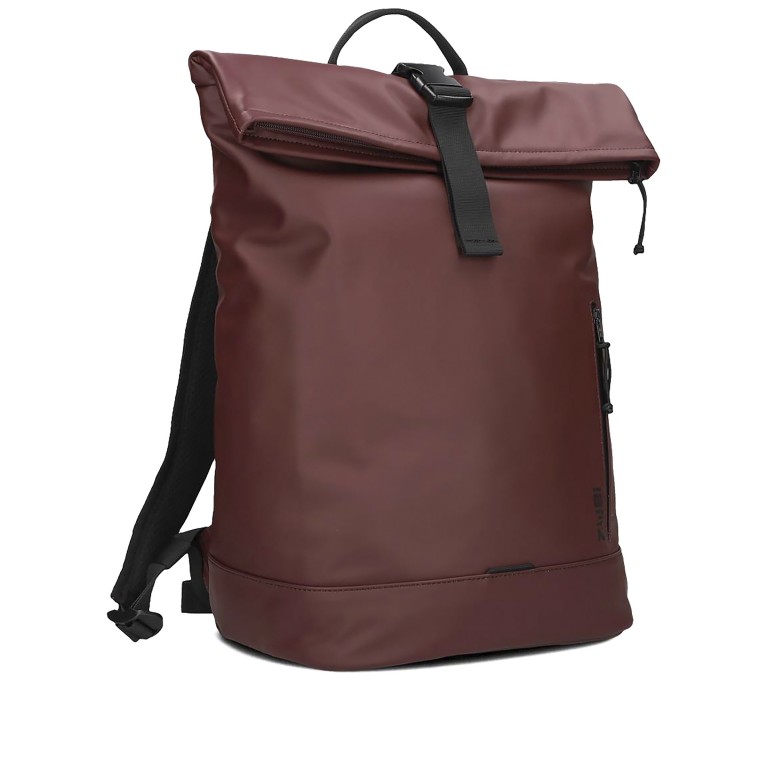 Rucksack Cargo CAR200 Rolltop Bordeaux, Farbe: rot/weinrot, Marke: Zwei, EAN: 4250257935440, Abmessungen in cm: 37x44x17, Bild 2 von 7